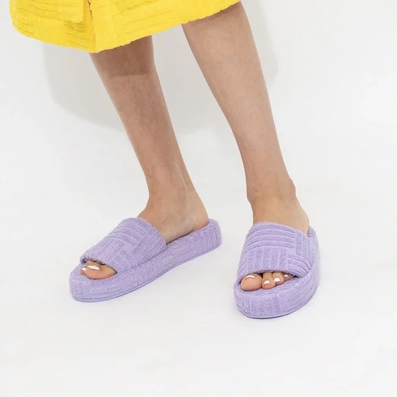 Bottega Veneta Purple Wisteria Resort Sandal